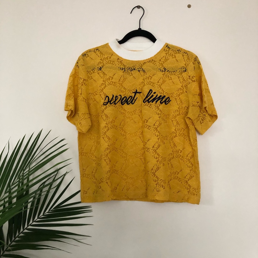 Lace T-shirt